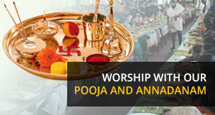 Worship with our pooja and annadanam